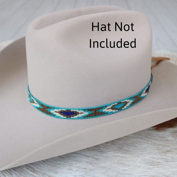 Western Beaded Hat Band - The Cove