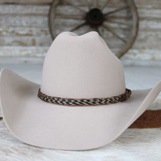 Horsehair Braided Hat Band - Buckskin