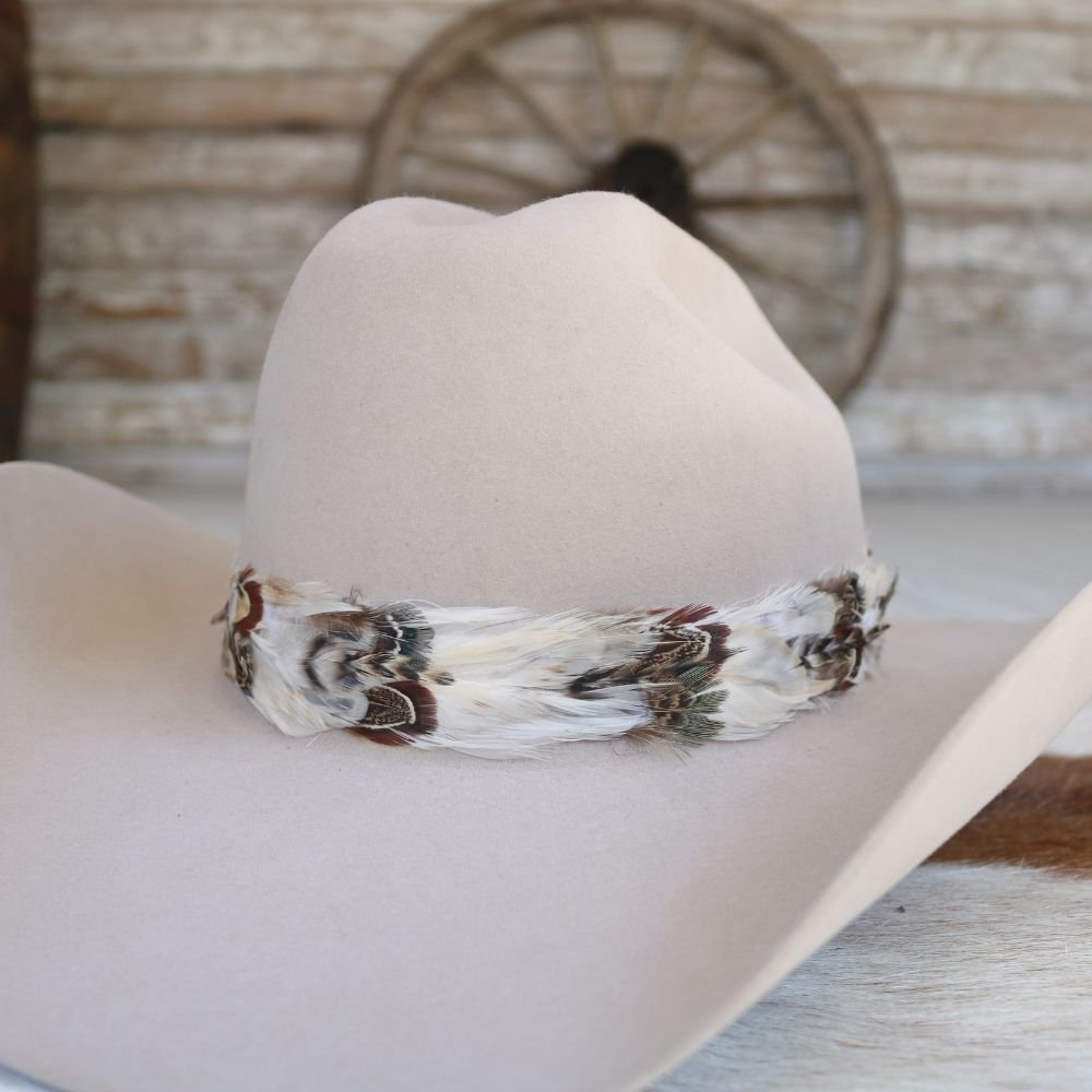 Banda para sombrero de plumas occidentales - Willow