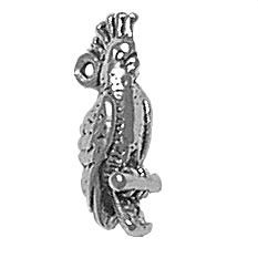 Cockatoo Charm Sterling Silver