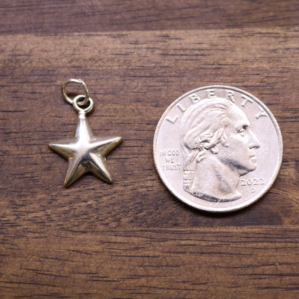 a coin and a star