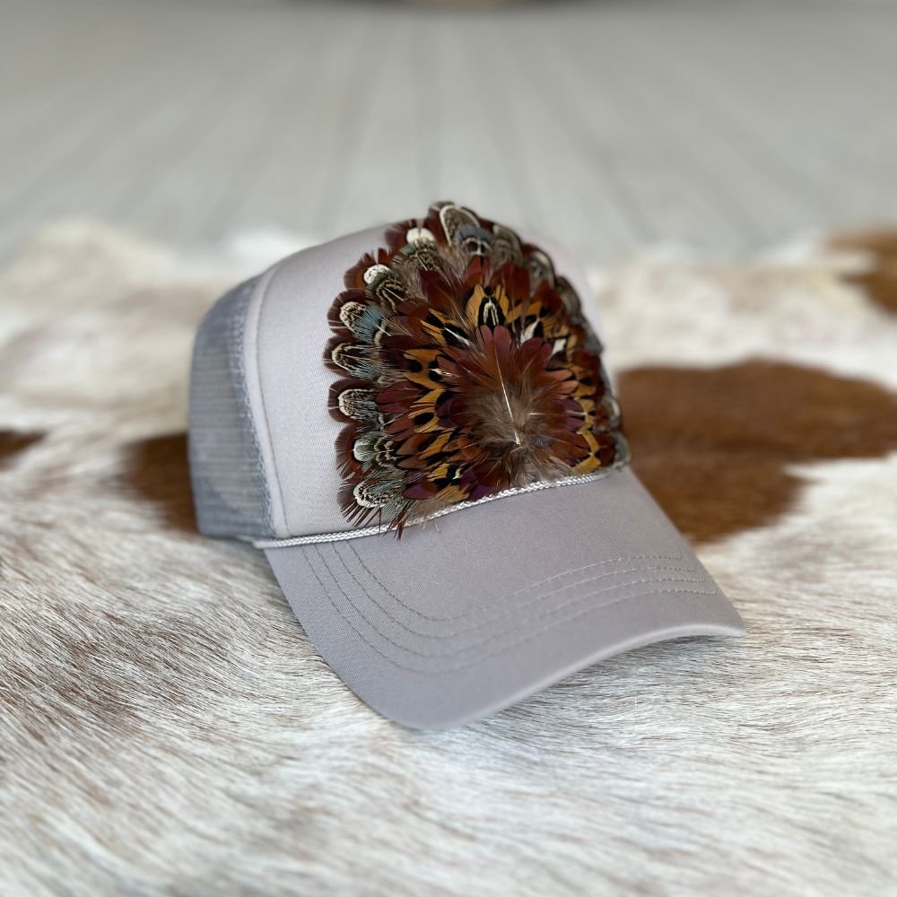 Feathered Trucker Caps