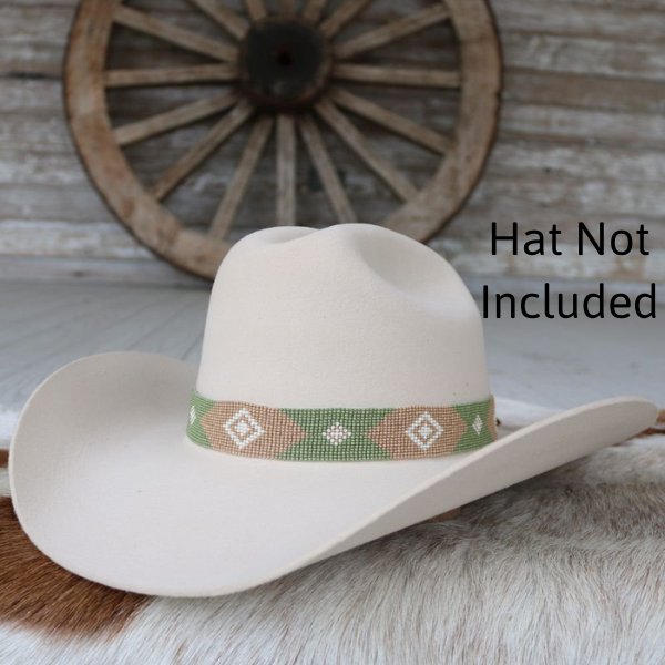 Western Beaded Hat Band - Gruene