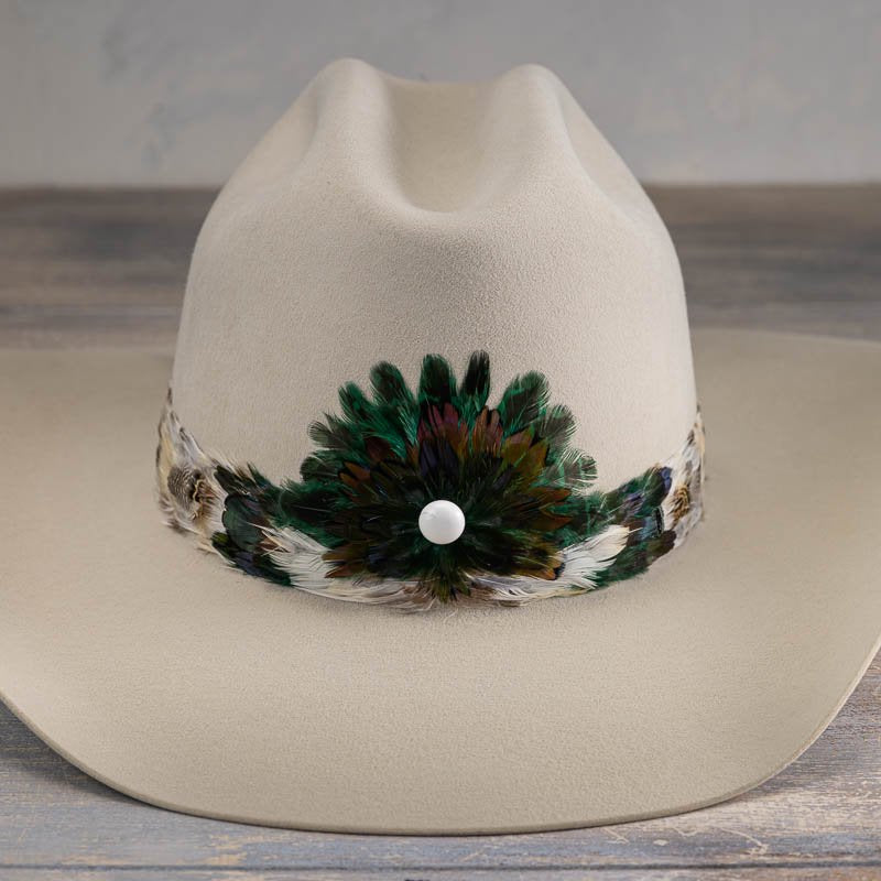 Feather Hat Band - Royal