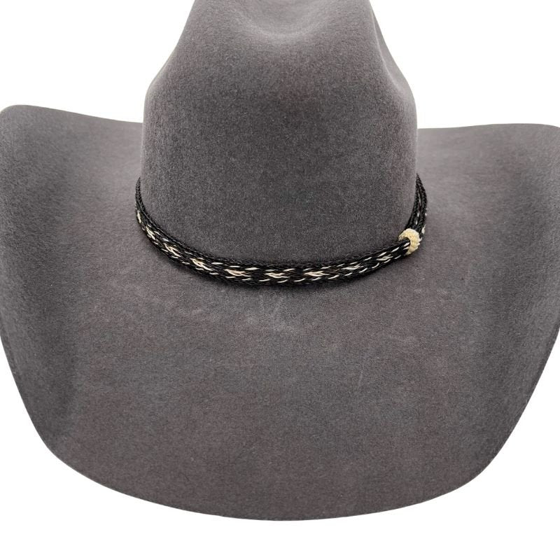 Horsehair Braided Hat Band - Black Socks
