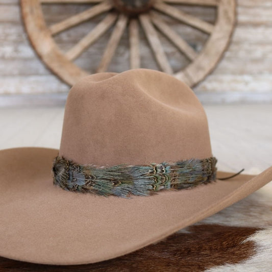 Feather Hat Band - Dove I