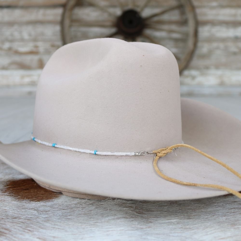 Western Beaded Hat Band - Celeste