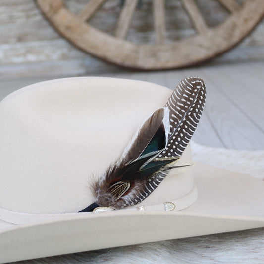 Feather Hat Accent - Durango