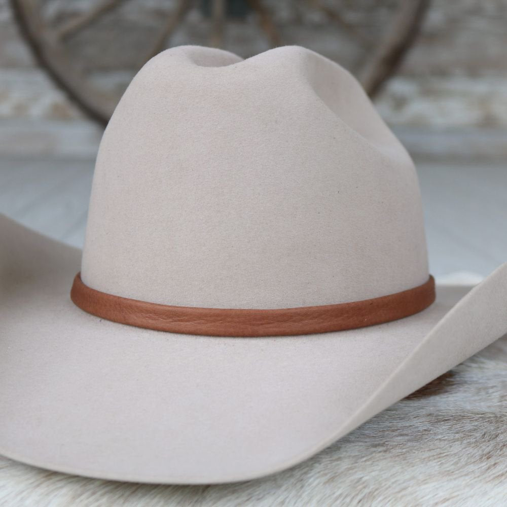 Deerskin Leather Hat Band