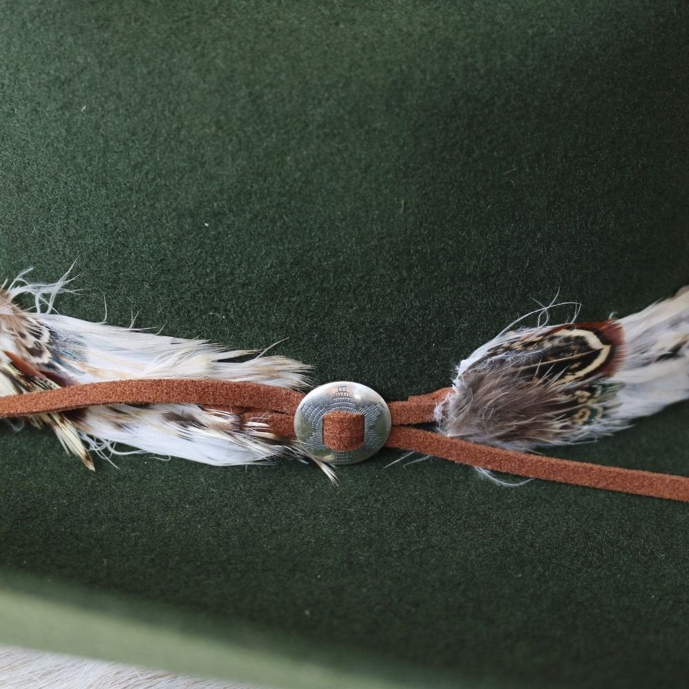 3/4" Sterling Silver Slotted Concho