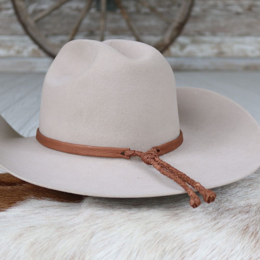 Deerskin Leather Hat Band