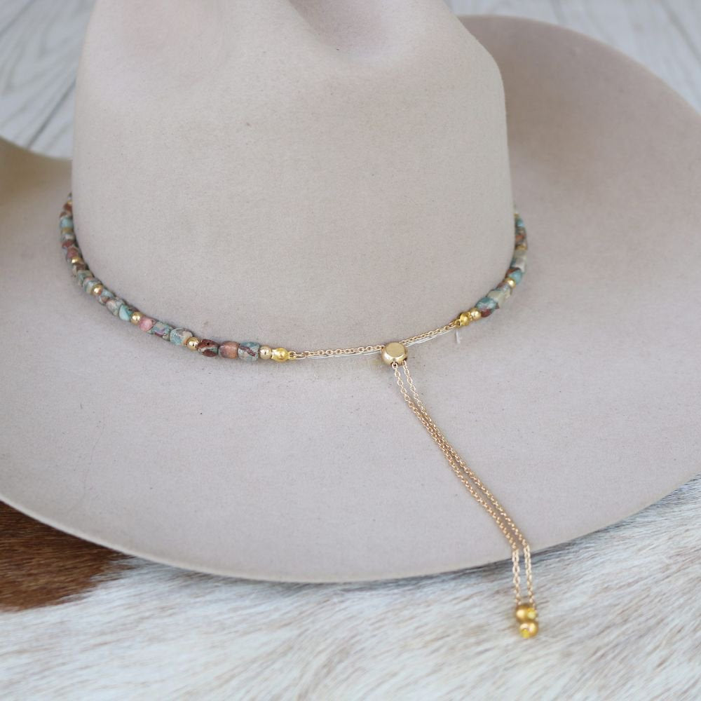 Chunky Natural Stone Hat Band - Hayes