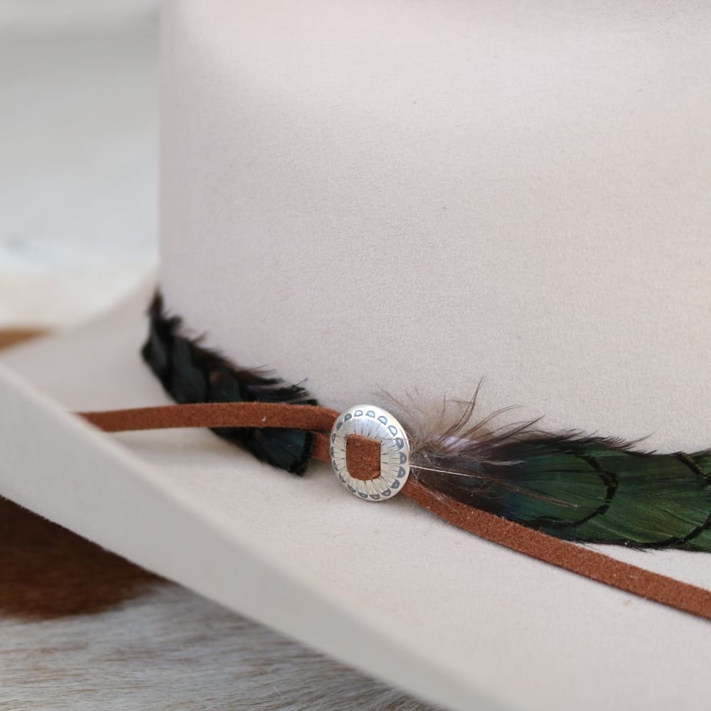 3/4" Sterling Silver Slotted Concho