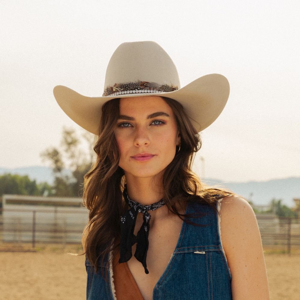 Feather Hat Band - Spotted Eagle