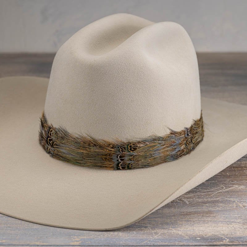 Feather Hat Band - Dove II