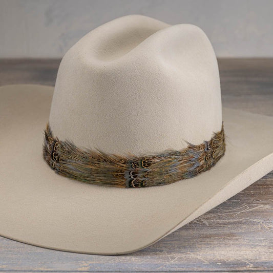 Feather Hat Band - Dove II