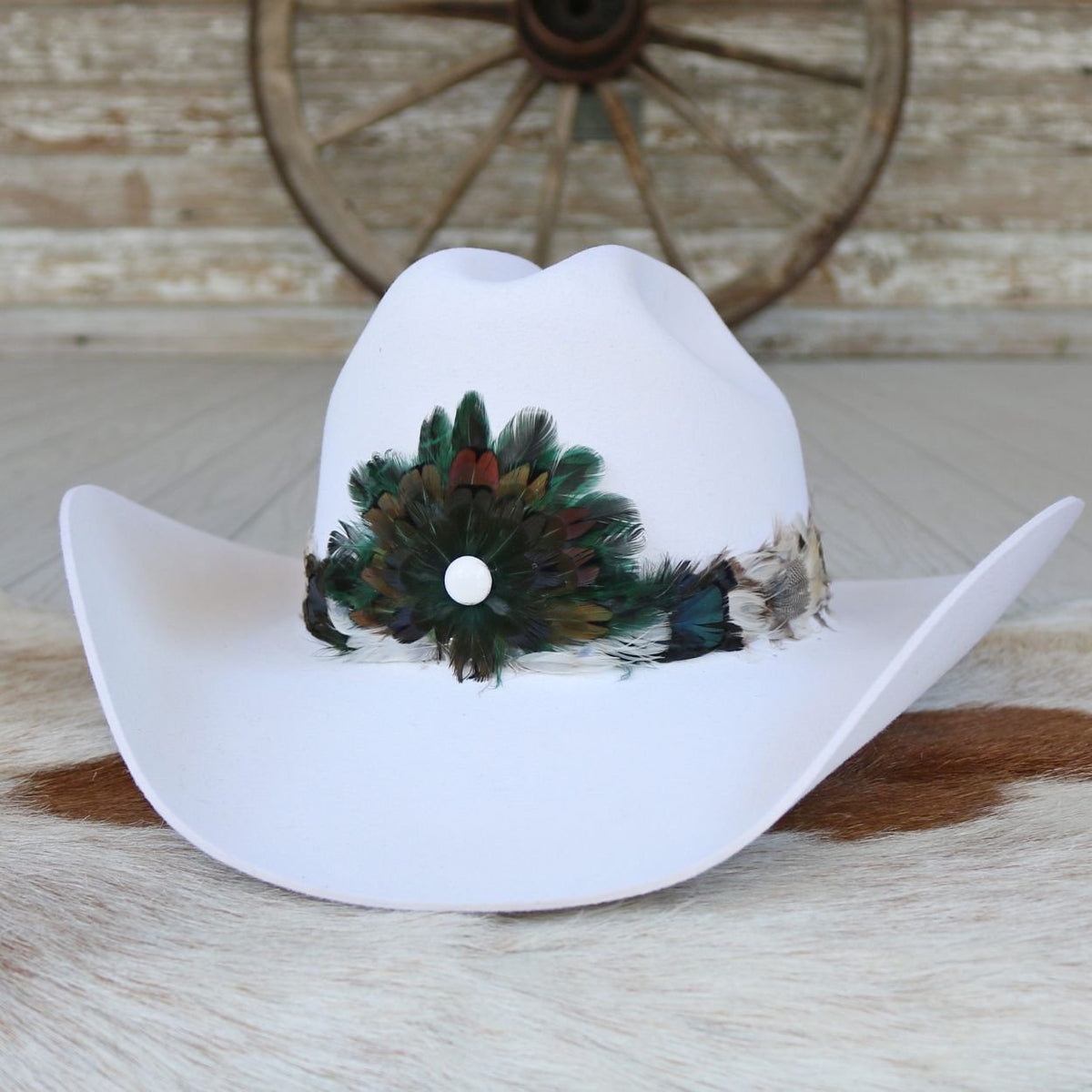 Feather Hat Band - Royal