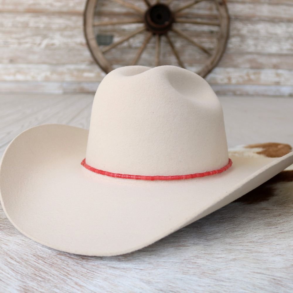 Red Jade Stone Hat Band