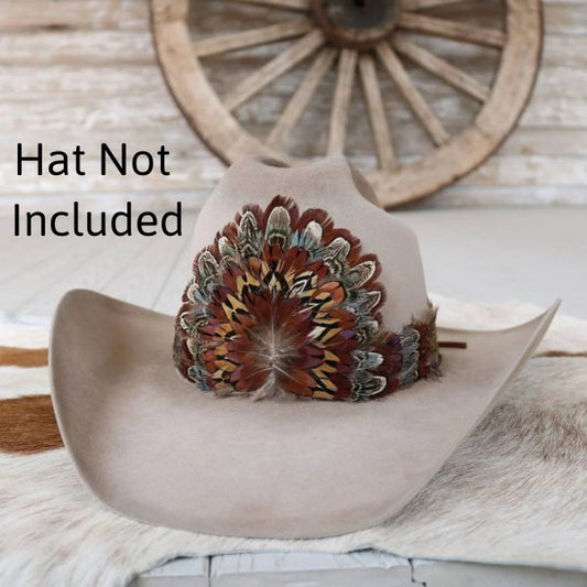 Feather Hat Band - Rowan