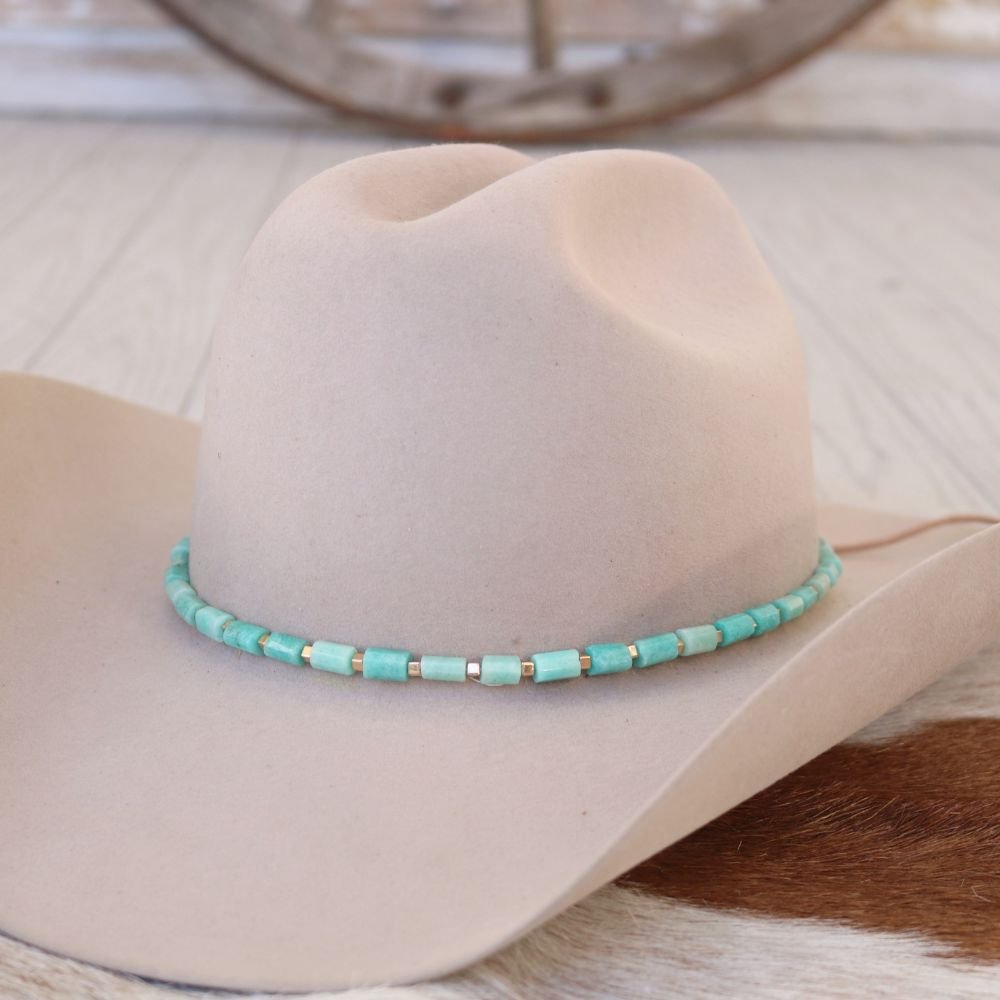 Amazonite Stone Hat Band - Solace