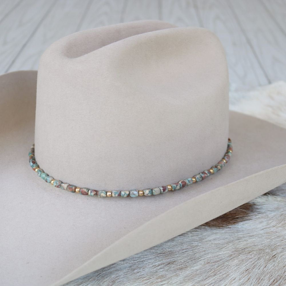 Chunky Natural Stone Hat Band - Hayes