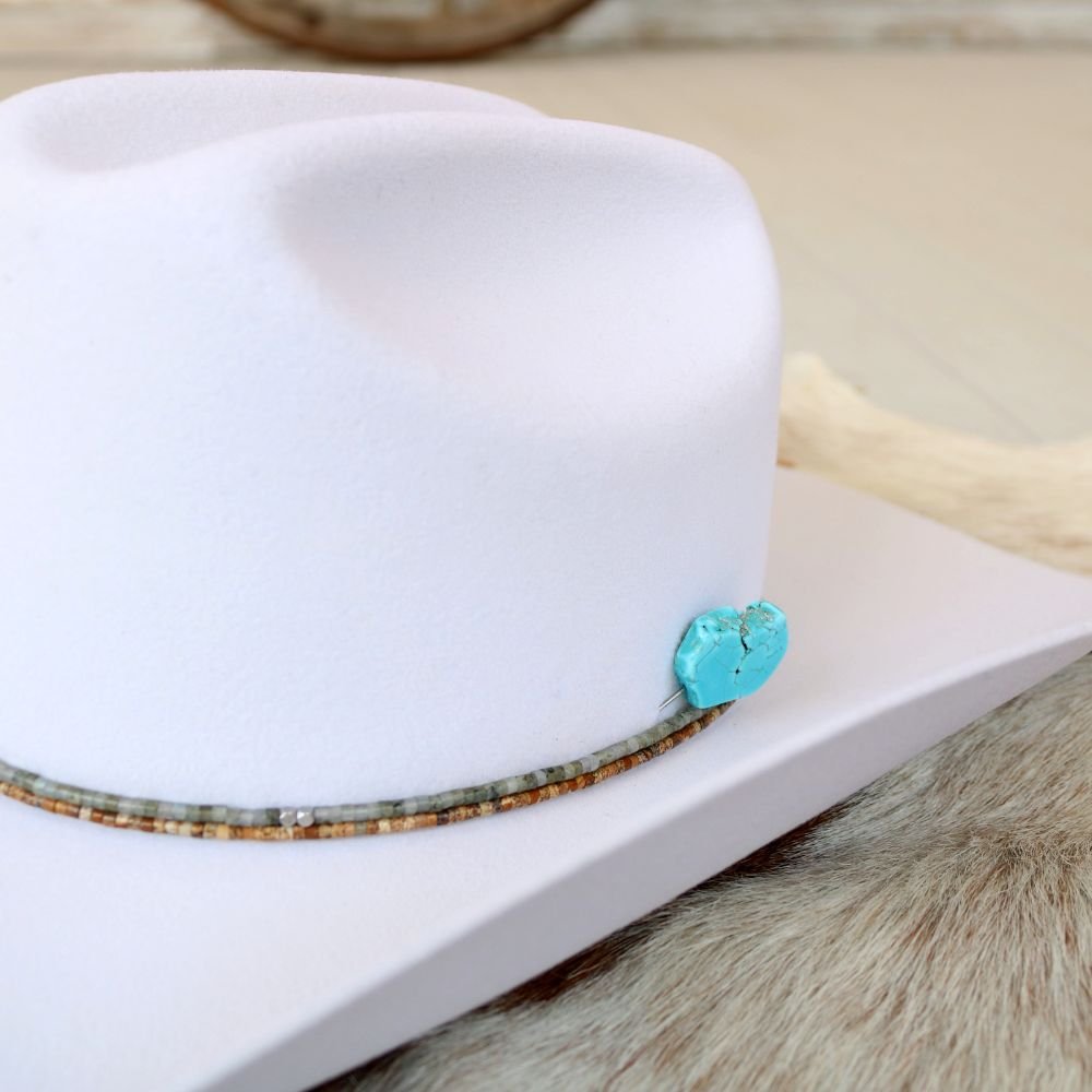 Turquoise Stone Hat Pin