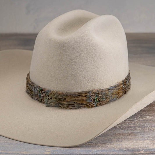 Feather Hat Band - Dove I