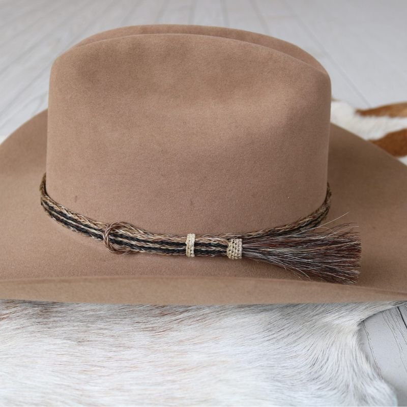 Horsehair Braided Single Tassel Hat Band - Pacesetter