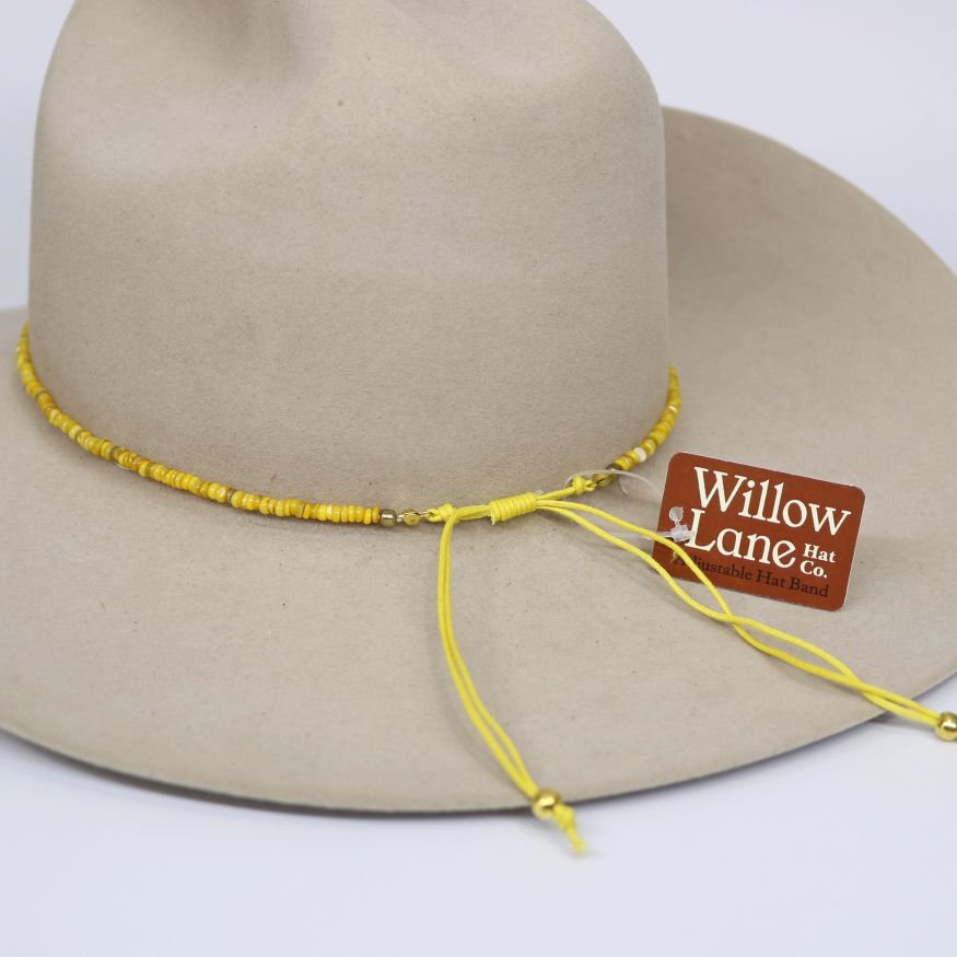 Mustard Shell Hat Band - Goldie