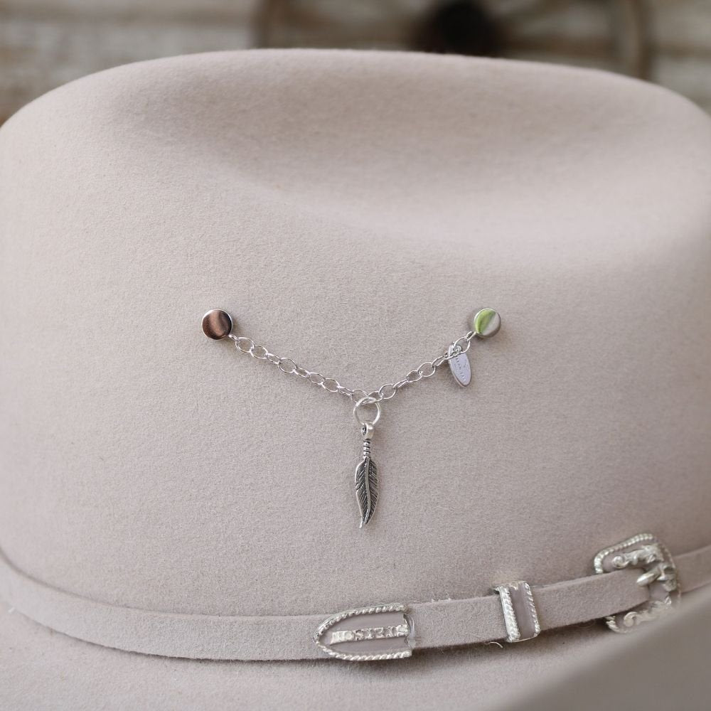 Feather Charm Sterling Silver