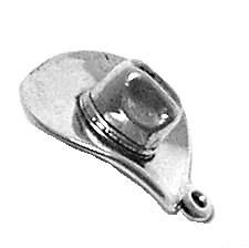 Cowboy Hat Charm Sterling Silver