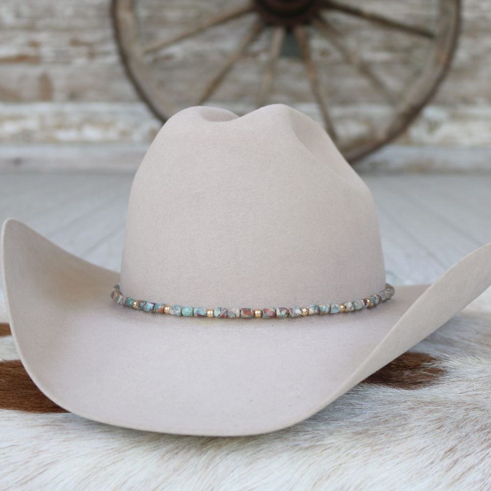 Chunky Natural Stone Hat Band - Hayes