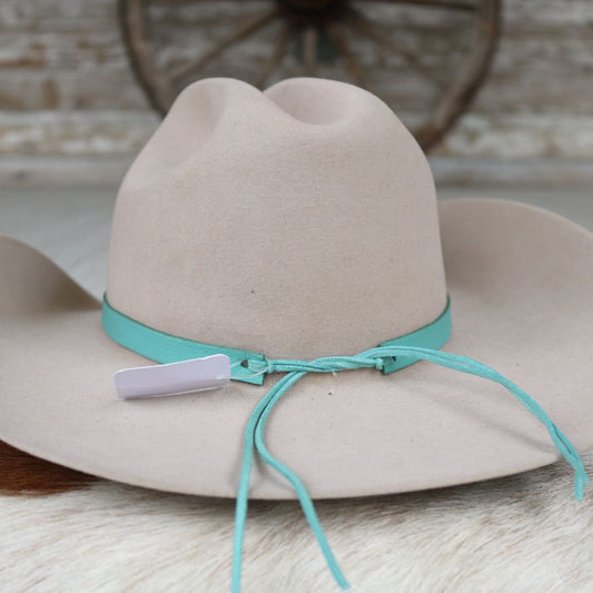 Leather Hat Band – Mint