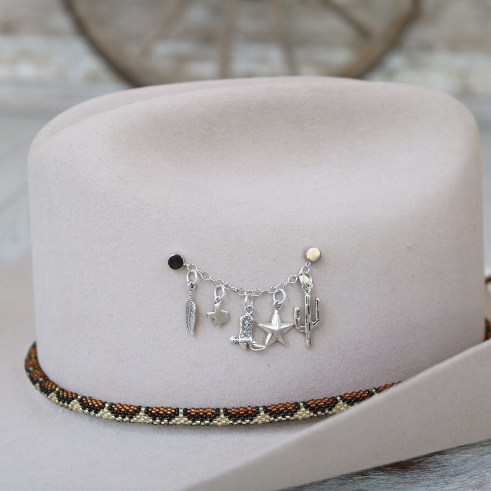 The Lonestar Hat Charm Chain