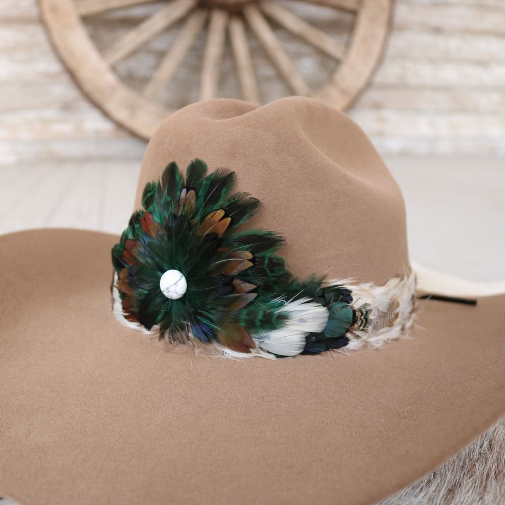 Feather Hat Band - Royal