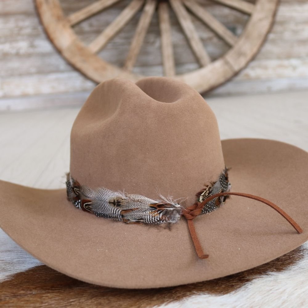 Feather Hat Band - Spotted Eagle