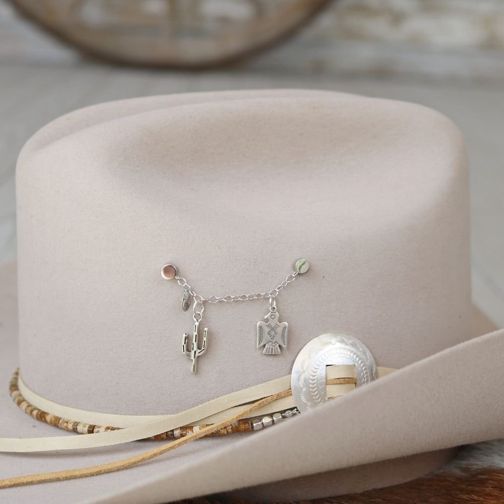 Sterling Silver Hat Charm Chain – Customizable Hat Jewelry