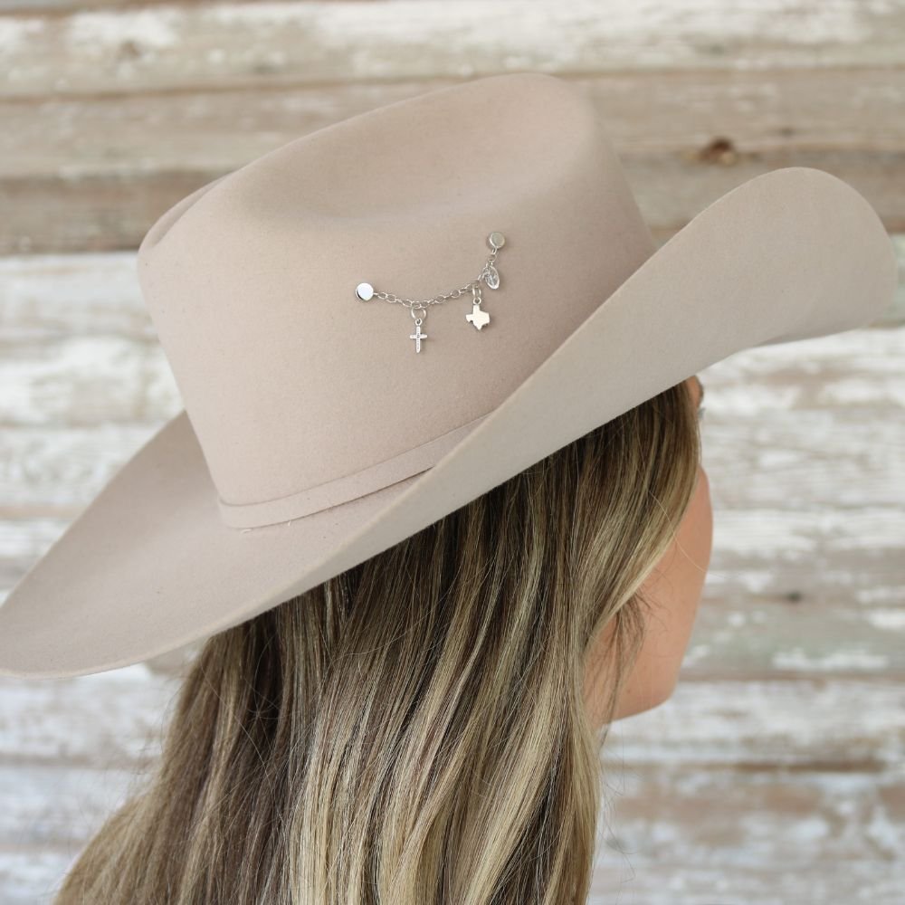 Sterling Silver Hat Charm Chain – Customizable Hat Jewelry
