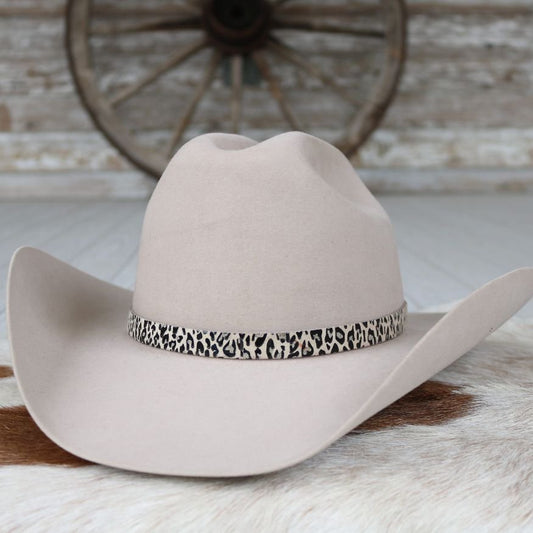 Leather Hat Band – Leopard