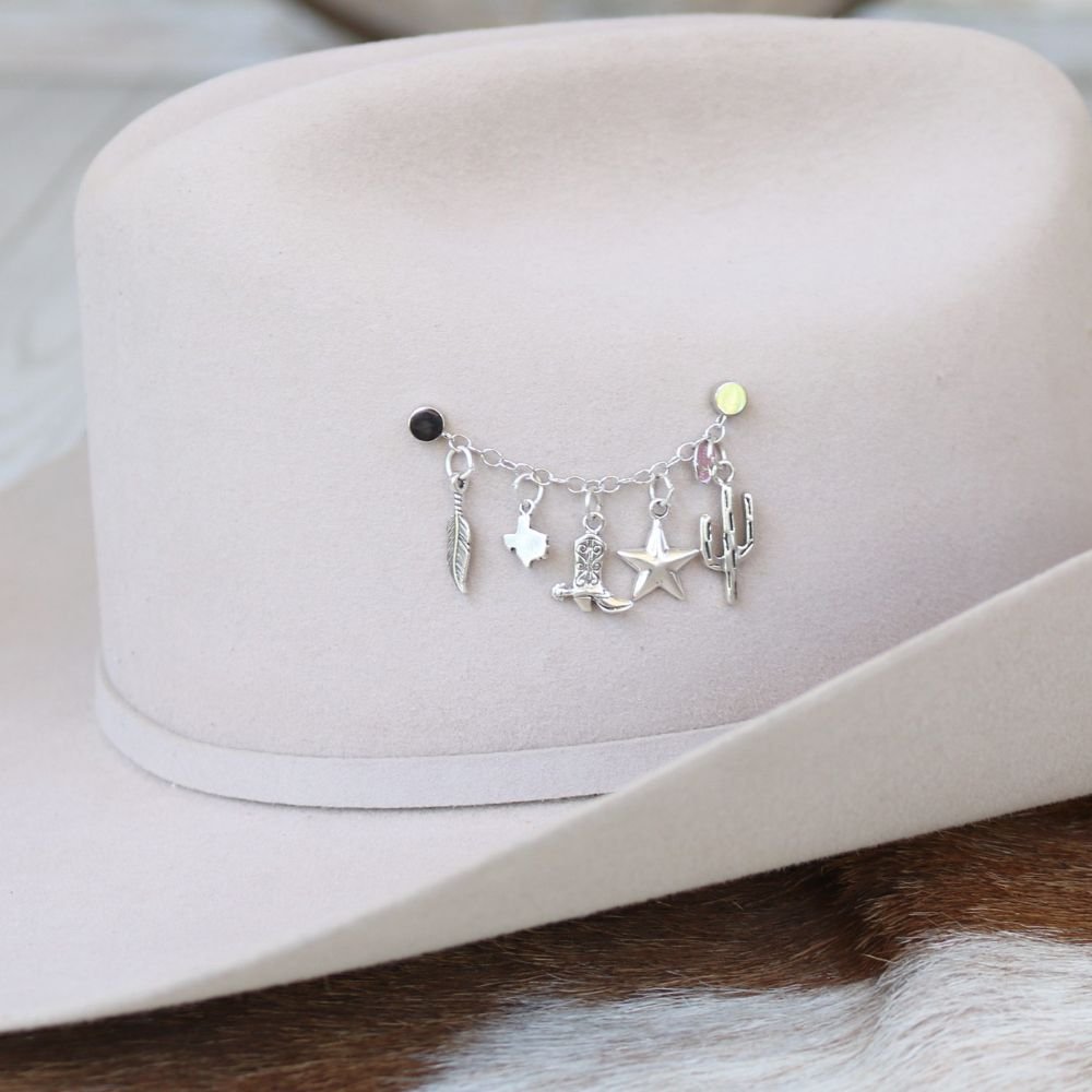 The Lonestar Hat Charm Chain