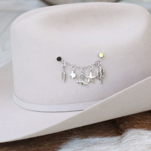 The Lonestar Hat Charm Chain