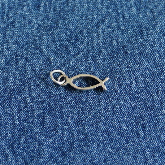 Christian Fish Charm Sterling Silver