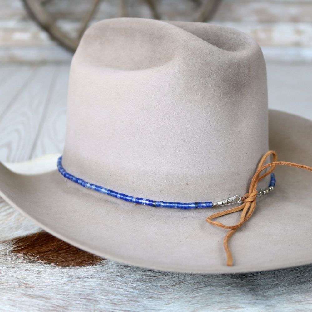 Blue Stone Hat Band