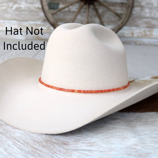 Orange Sunstone Hat Band