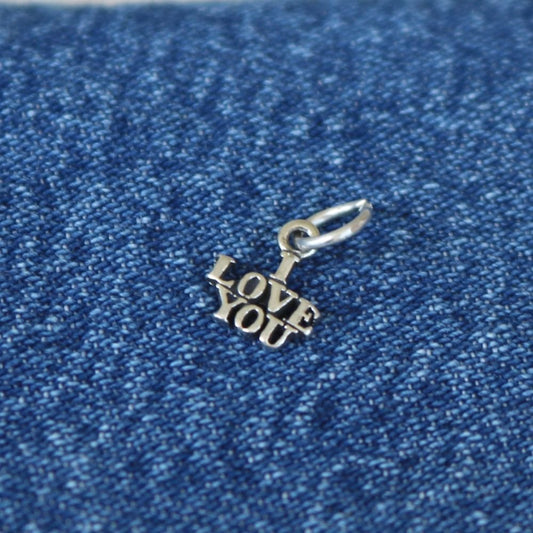 I Love You Charm Sterling Silver