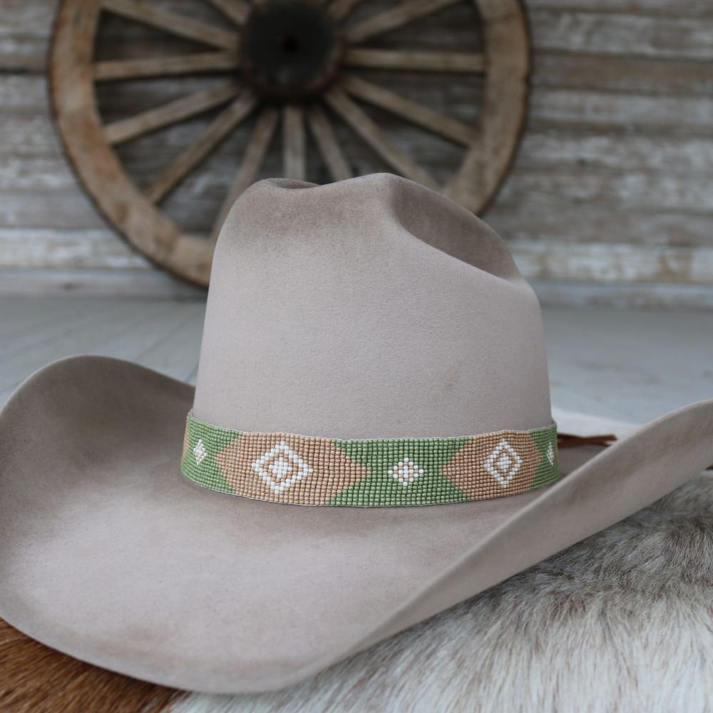 Western Beaded Hat Band - Gruene