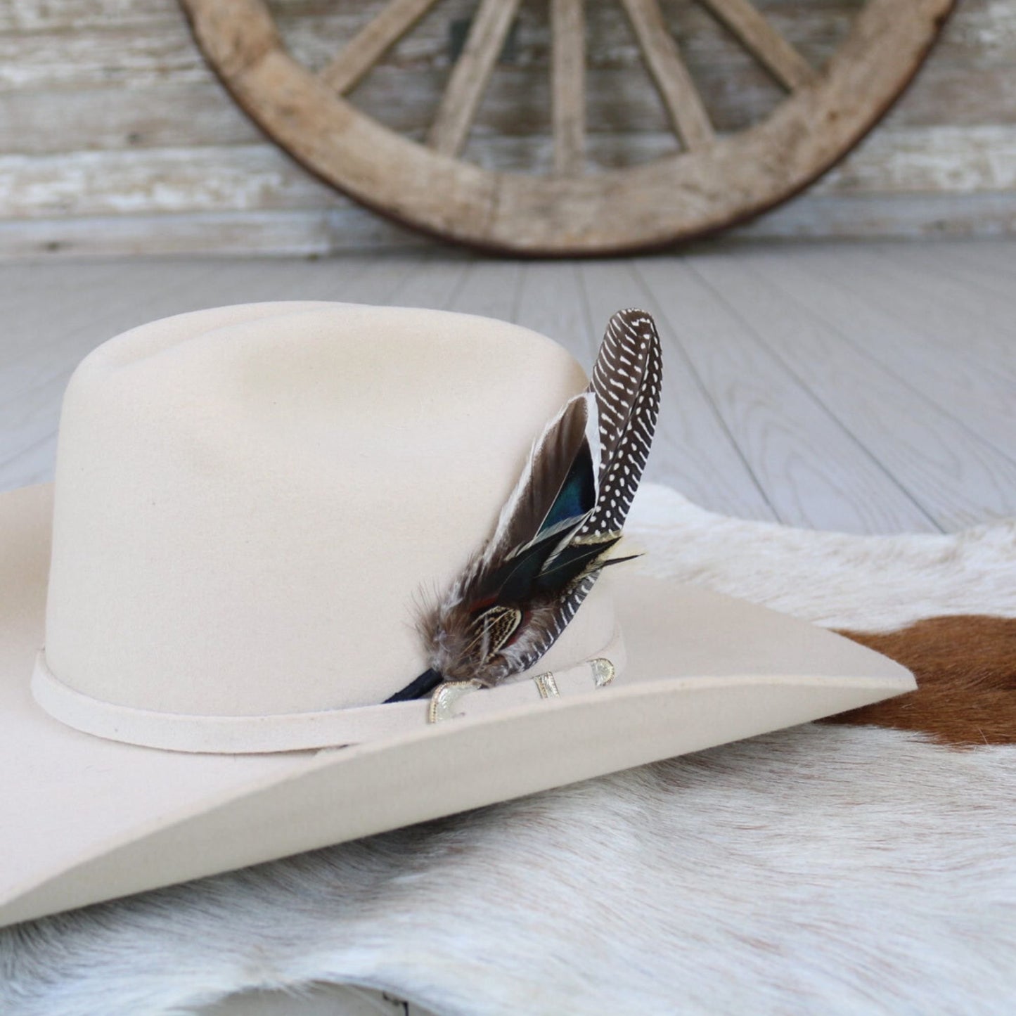 Feather Hat Accent - Durango