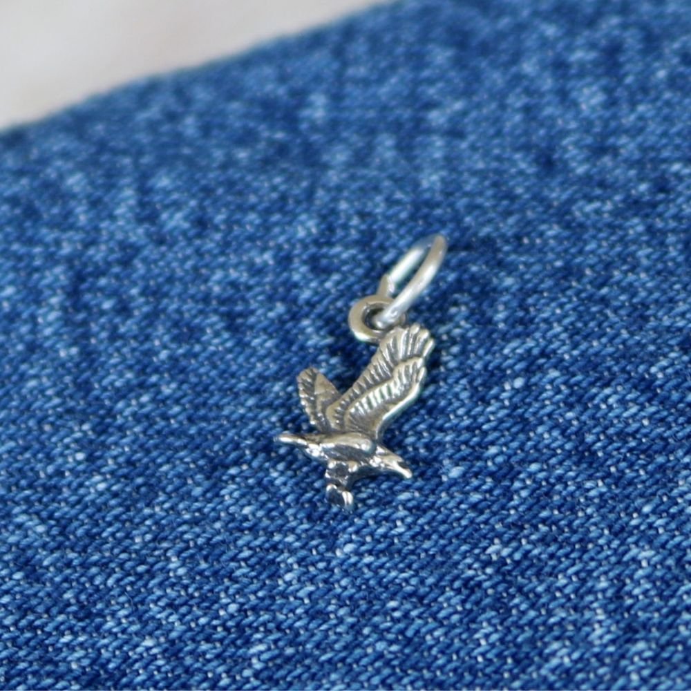 Eagle Charm Sterling Silver