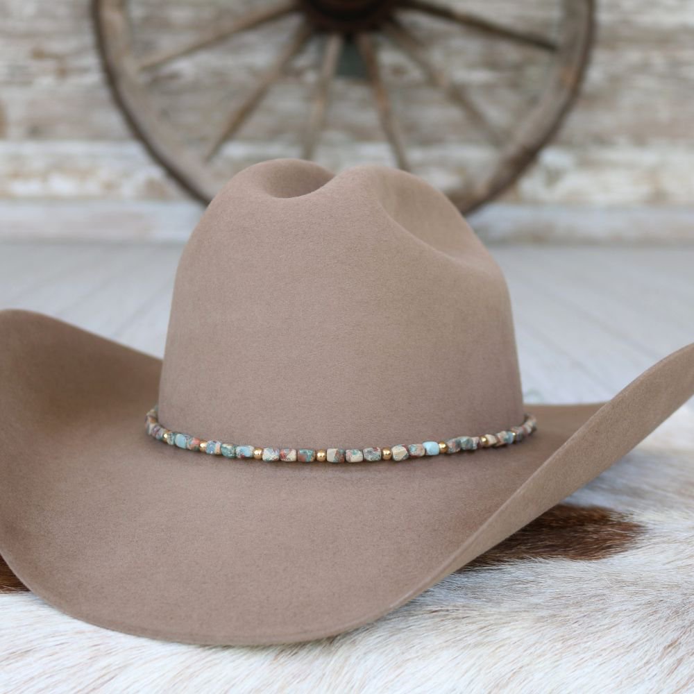 Chunky Natural Stone Hat Band - Hayes