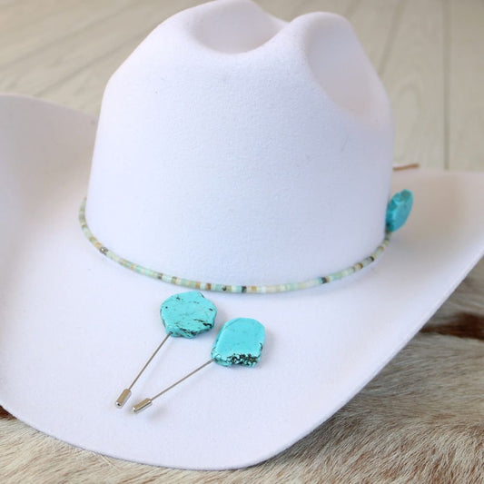 Turquoise Stone Hat Pin